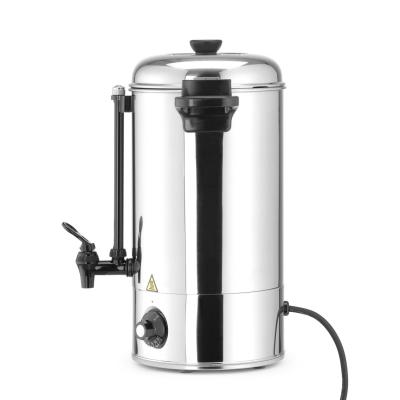 Ohřívač horkých nápojů jednostěnný, HENDI, 9L, Stříbrná, 230V/2200W, 340x227x(H)468mm | 209882